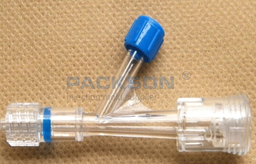 Medical Plastic Parts Name :Medical Stopcock | CAV:1*4 | Material:PC 