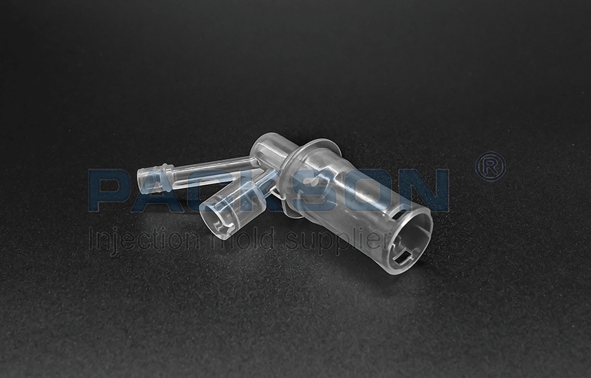Medical Plastic Parts Name :Y Shape Connector | CAV:1*4 | Material:PP